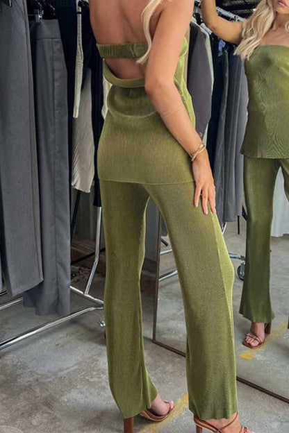 Strapless Sleeveless Two Pieces