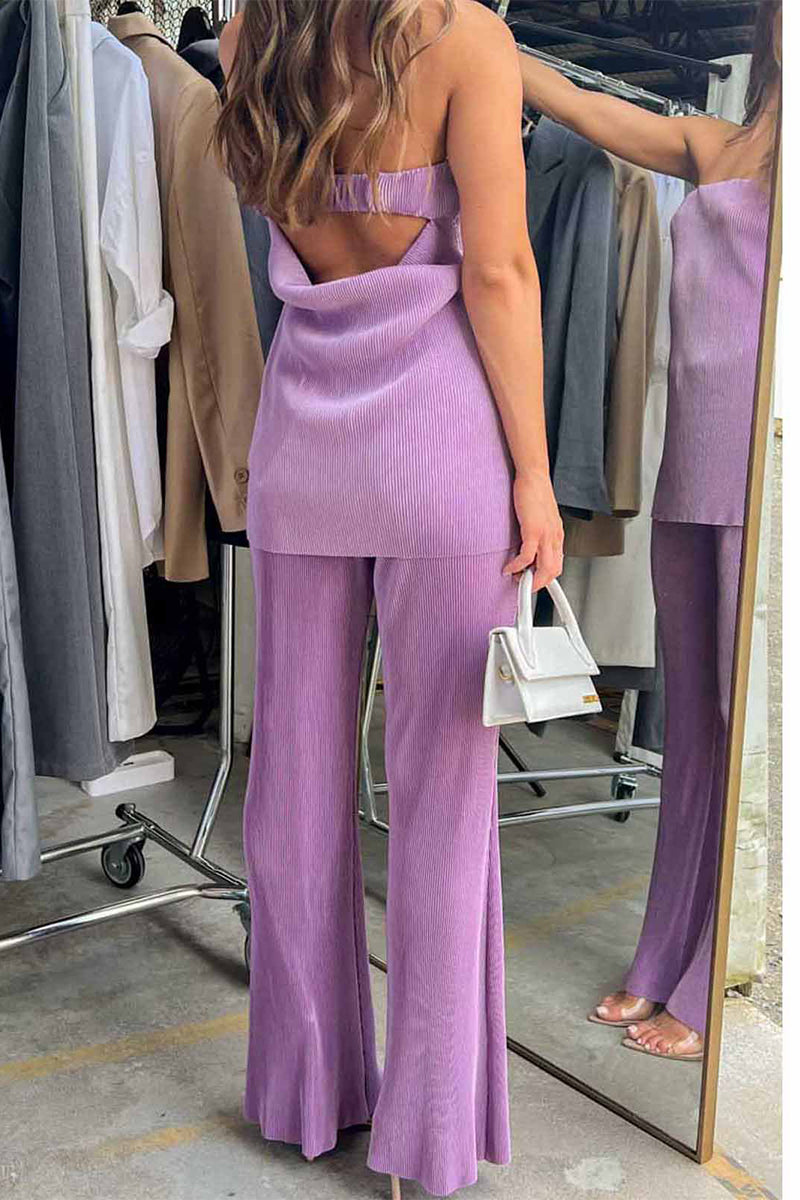 Strapless Sleeveless Two Pieces