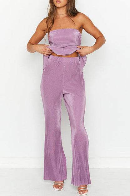 Strapless Sleeveless Two Pieces