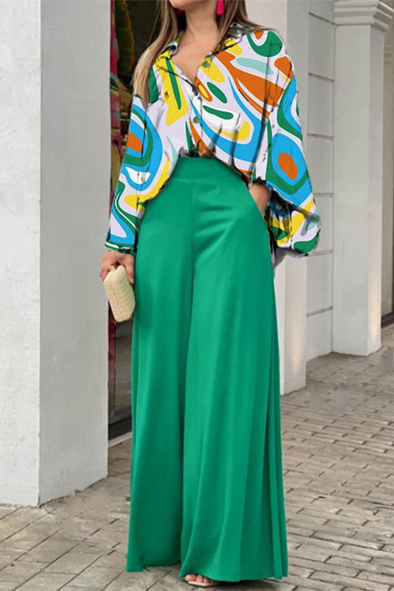 Pocket Turndown Collar Two Pieces