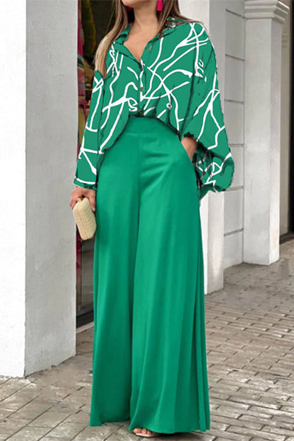 Pocket Turndown Collar Two Pieces