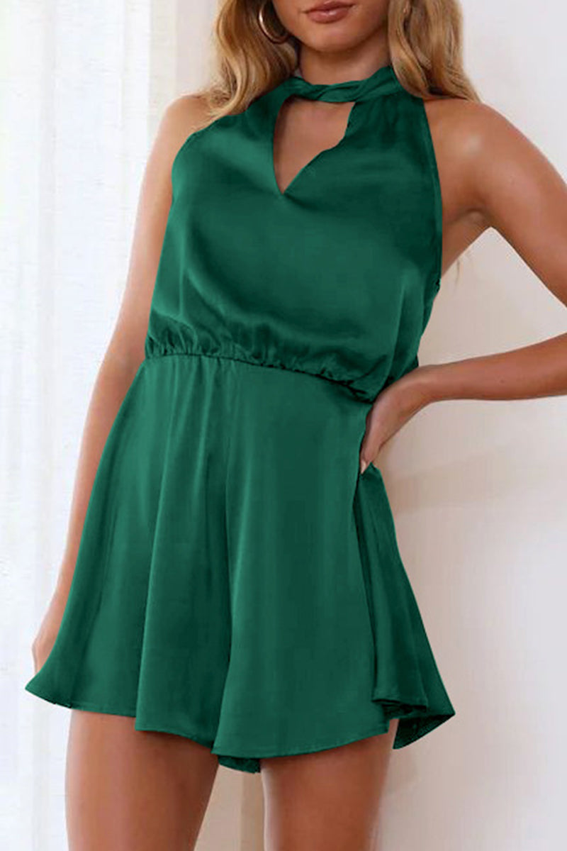 Bandage Halter Loose Rompers