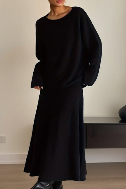 O Neck Long Sleeve Two Pieces