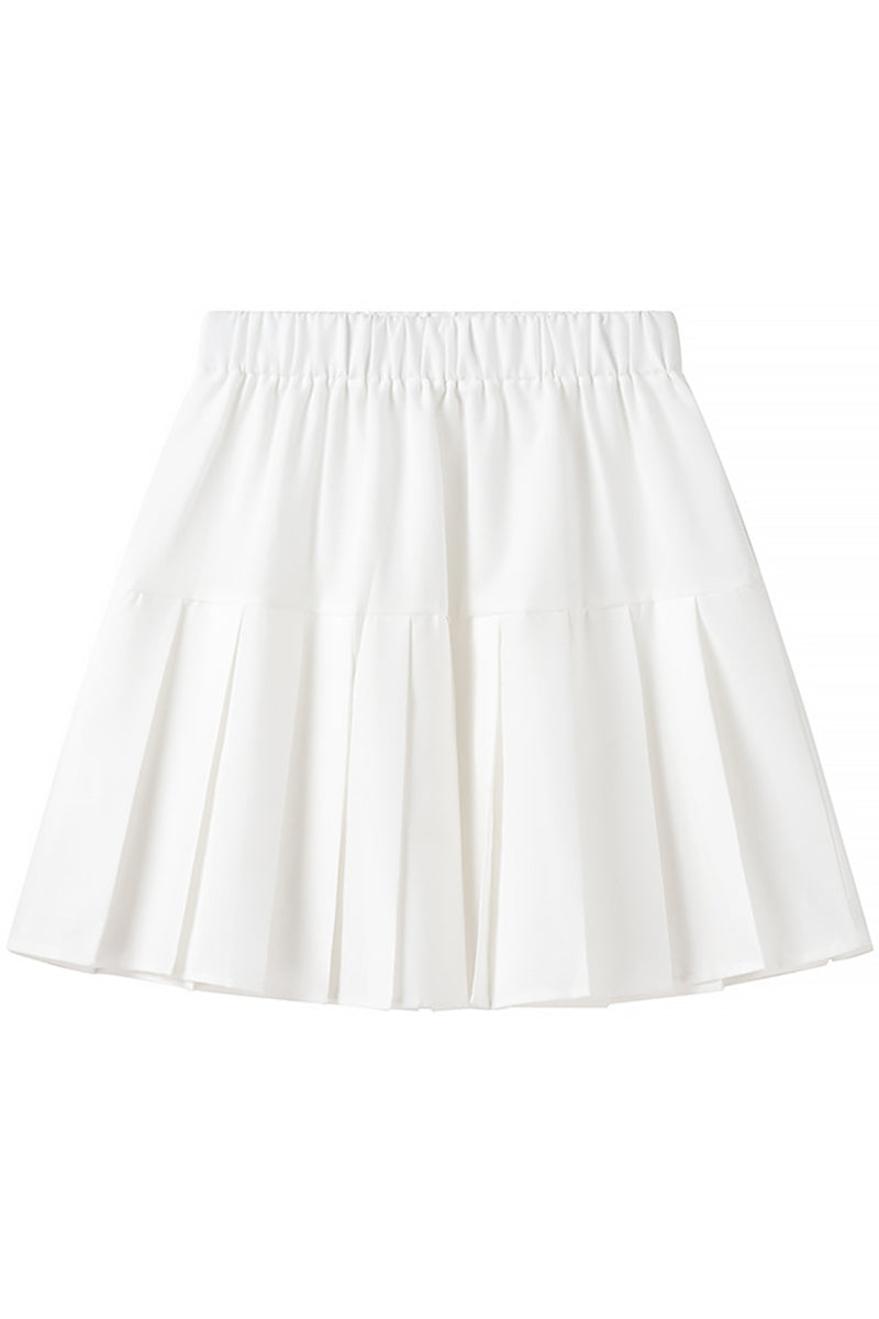 Celebrities Pleated O Neck Sleeveless Two Pieces