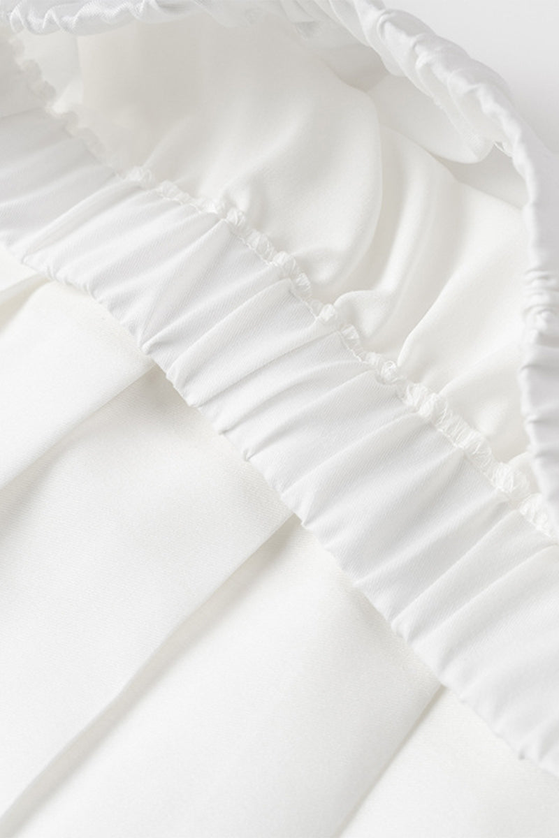 Celebrities Pleated O Neck Sleeveless Two Pieces