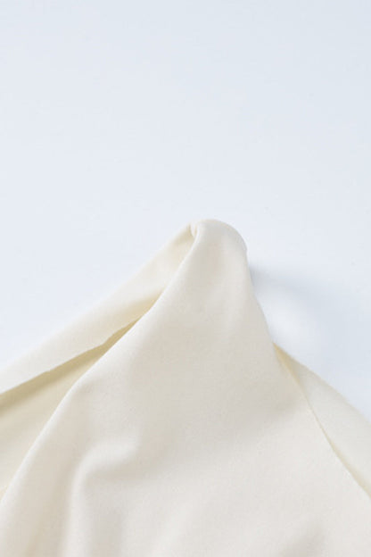 Celebrities Frenulum Oblique Collar One Step Skirt Dresses(5 Colors)