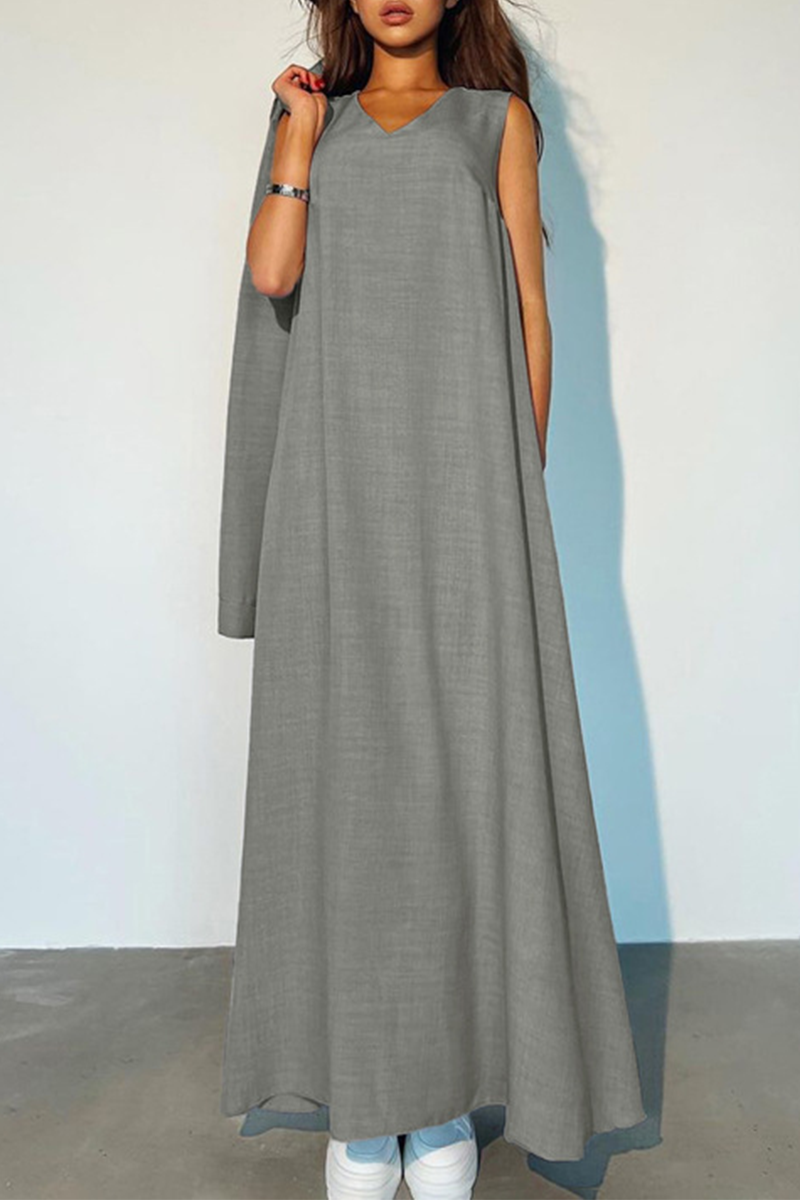 Daily Color Patchwork Turndown Collar Long Sleeve Two Pieces