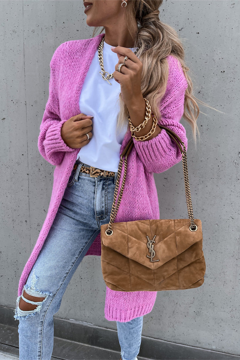 Daily Weave Cardigan Collar Cardigans(3 Colors)