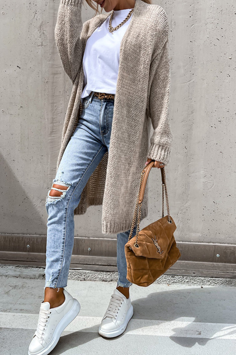 Daily Weave Cardigan Collar Cardigans(3 Colors)