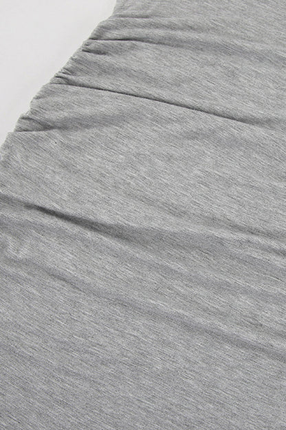 Ruched Irregular Off Shoulder Wrapped Skirt Dresses