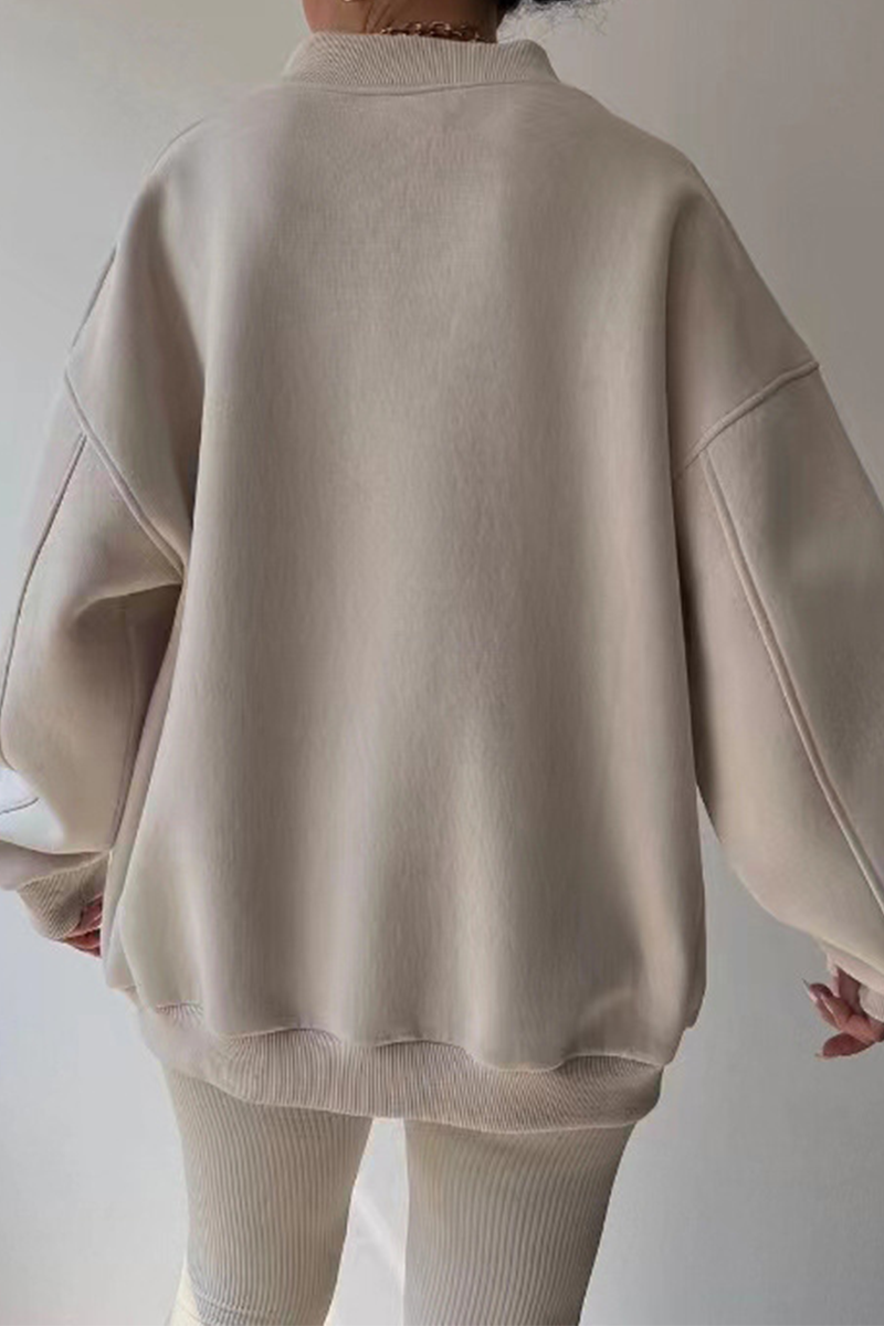 Daily Patchwork V Neck Hoodies
