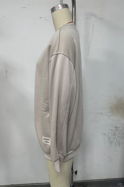 Daily Patchwork V Neck Hoodies