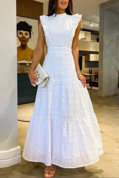 Half a Turtleneck Long Dresses(3 Colors)