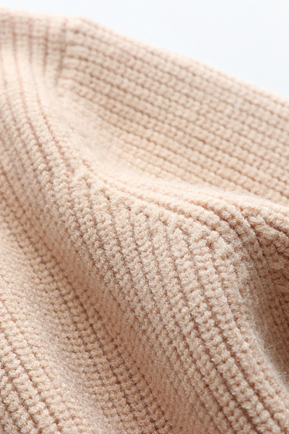 Color Weave V Neck Sweaters(5 Colors)