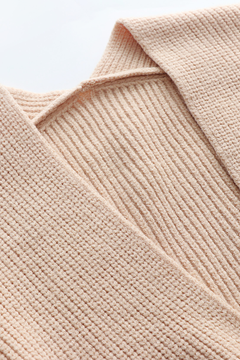 Color Weave V Neck Sweaters(5 Colors)