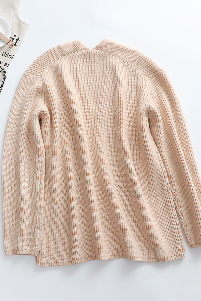 Color Weave V Neck Sweaters(5 Colors)