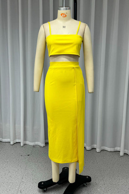 Ruched Square Neck Sleeveless Two Pieces