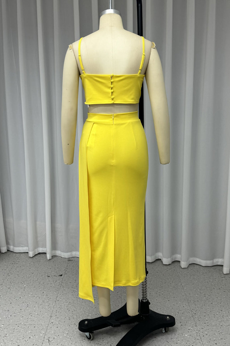 Ruched Square Neck Sleeveless Two Pieces