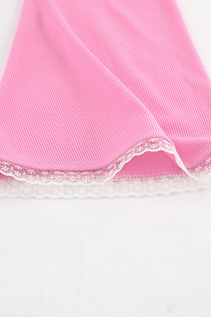 Lace Patchwork Potholes Off Shoulder Waist Skirt Dresses
