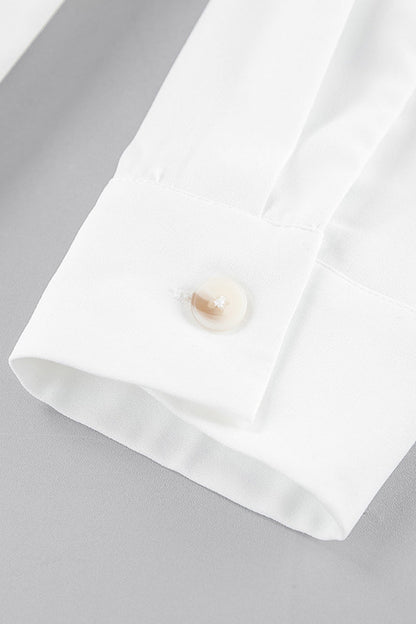 Daily Pocket Buttons With Belt Turndown Collar Loose Rompers