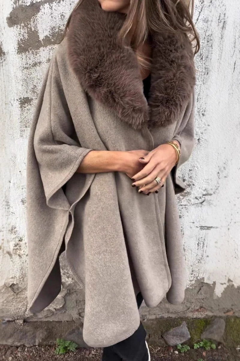 Color Patchwork Cardigan Turndown Collar Outerwear