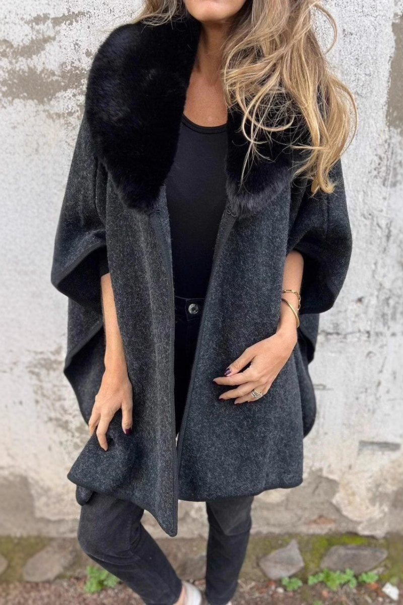 Color Patchwork Cardigan Turndown Collar Outerwear