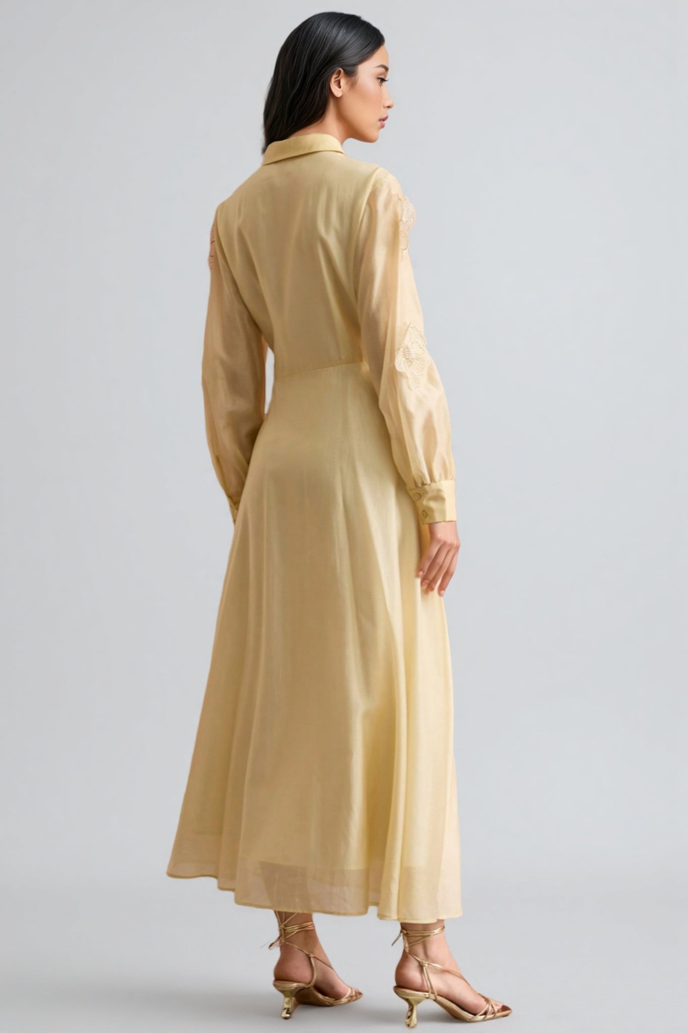 Charlaf Lace Flower Maxi Dress