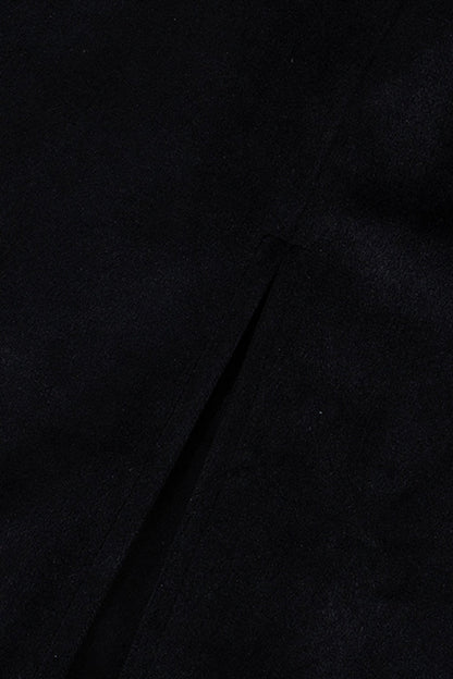 Zipper Contrast Turndown Collar One Step Skirt Dresses