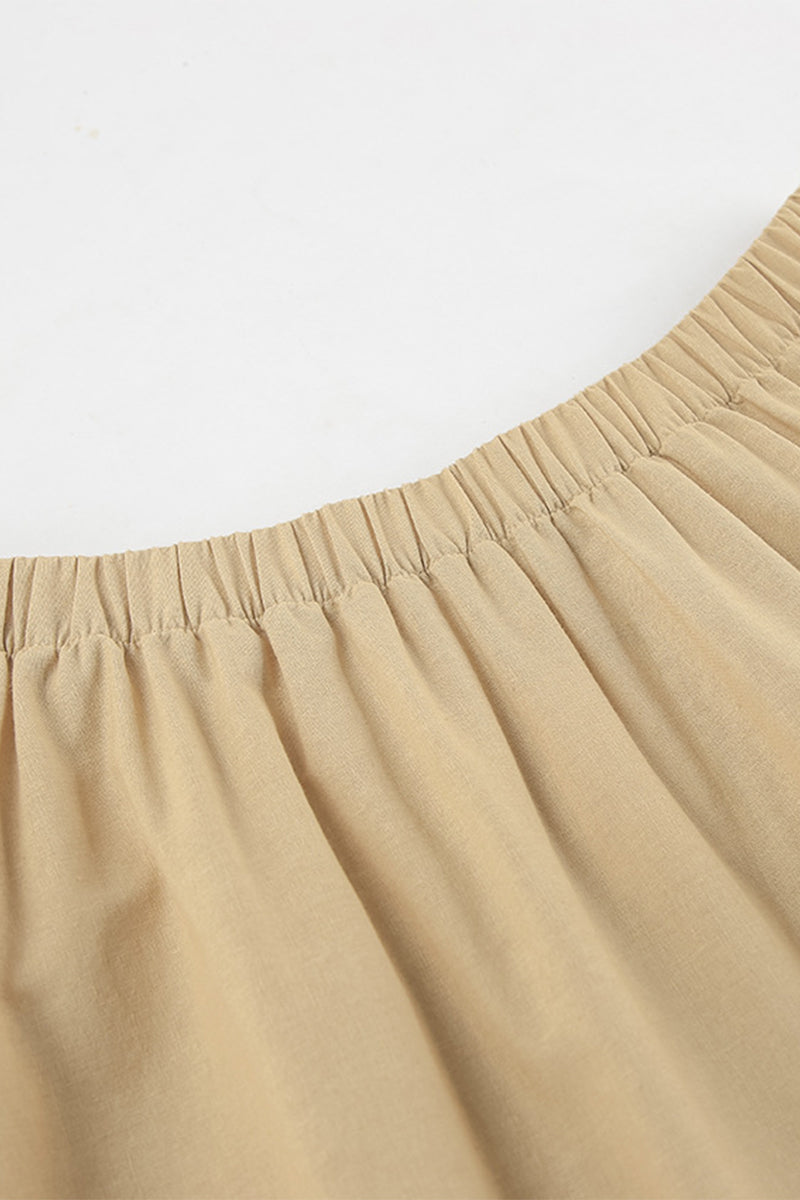 Street Zipper Strapless Sleeveless Two Pieces