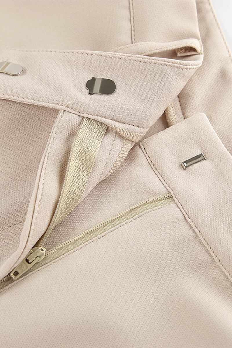 Street Pocket Buttons V Neck Short Sleeve Two Pieces