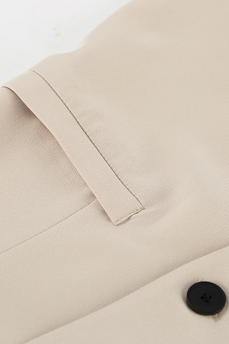 Street Pocket Buttons V Neck Short Sleeve Two Pieces