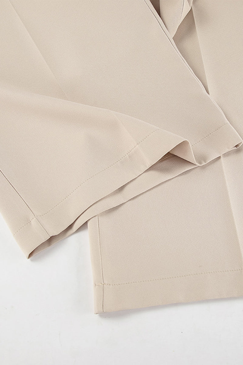 Street Pocket Buttons V Neck Short Sleeve Two Pieces