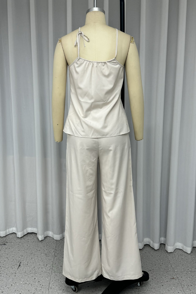 Ruched Irregular Halter Sleeveless Two Pieces