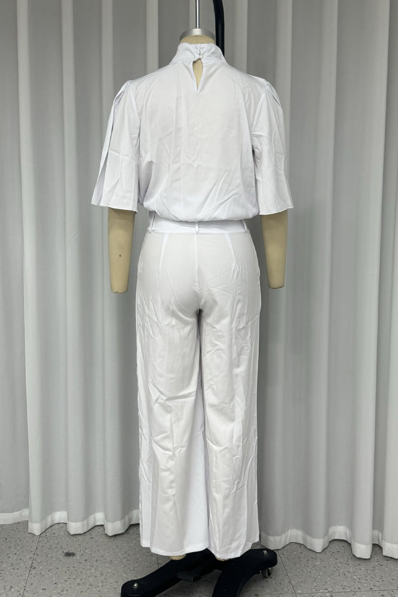 Patchwork Adjustable Mandarin Collar Sleeveless Two Pieces