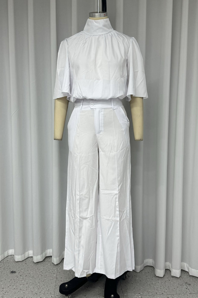 Patchwork Adjustable Mandarin Collar Sleeveless Two Pieces