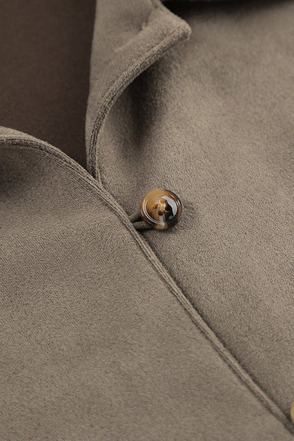 Buttons Turndown Collar Blouses