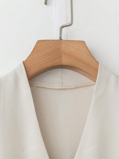 V Neck Blouse Loose Daily Wear