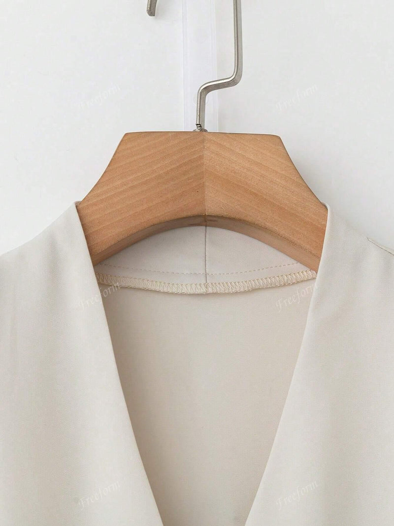 V Neck Blouse Loose Daily Wear