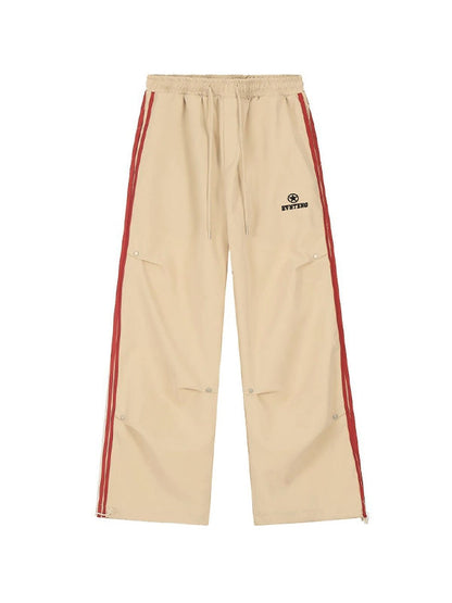 Cargo Pants With Pleated Button Detail