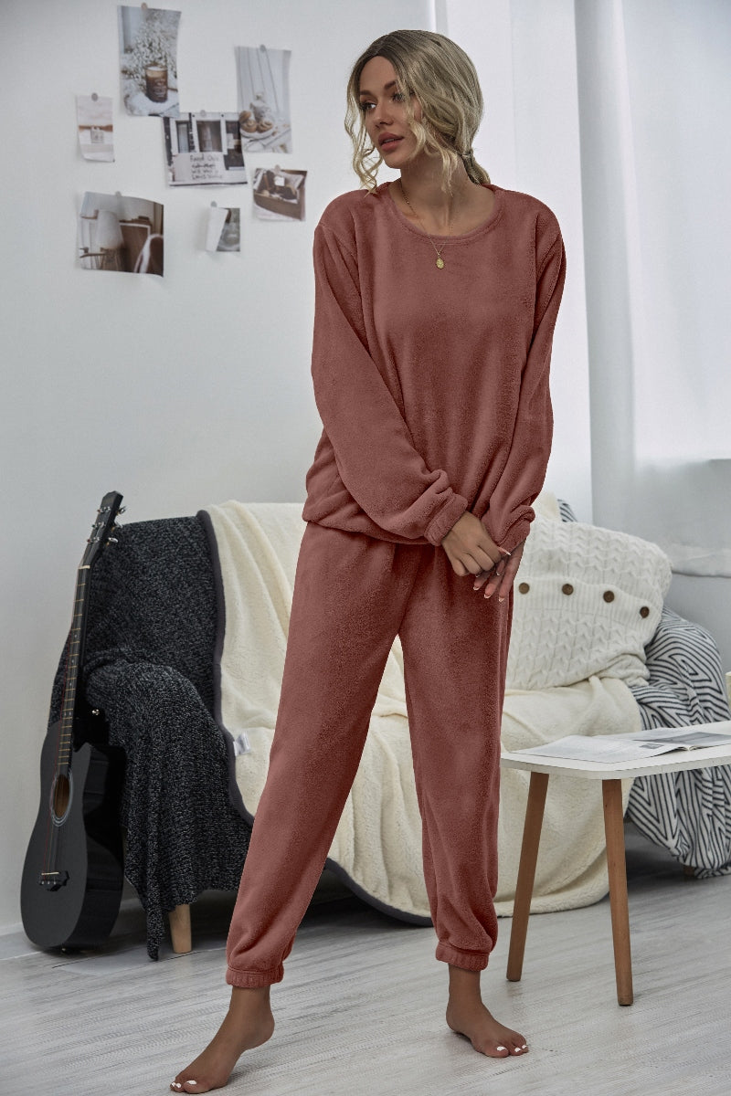 | Brick Crewneck Sweatshirt & Joggers
