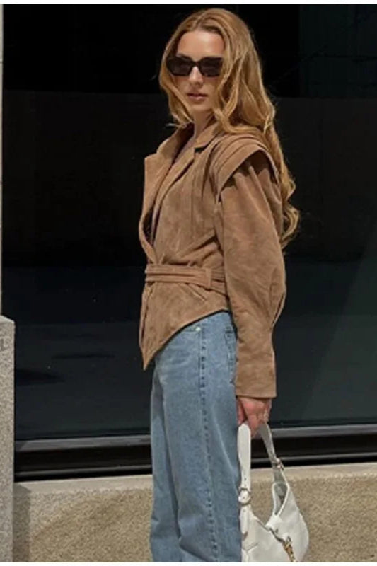 Tie Waist Short Coat