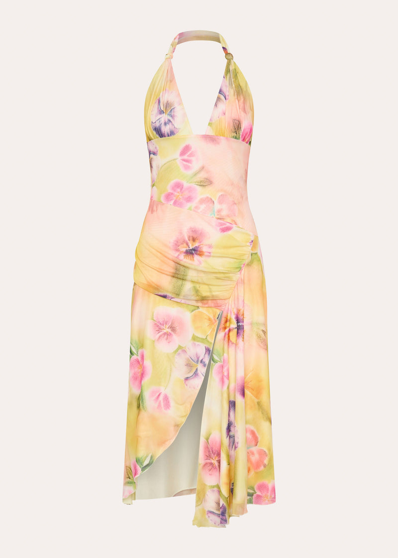 Solaramist™ Midi Dress — Unleash Your Radiance and Own Every Room