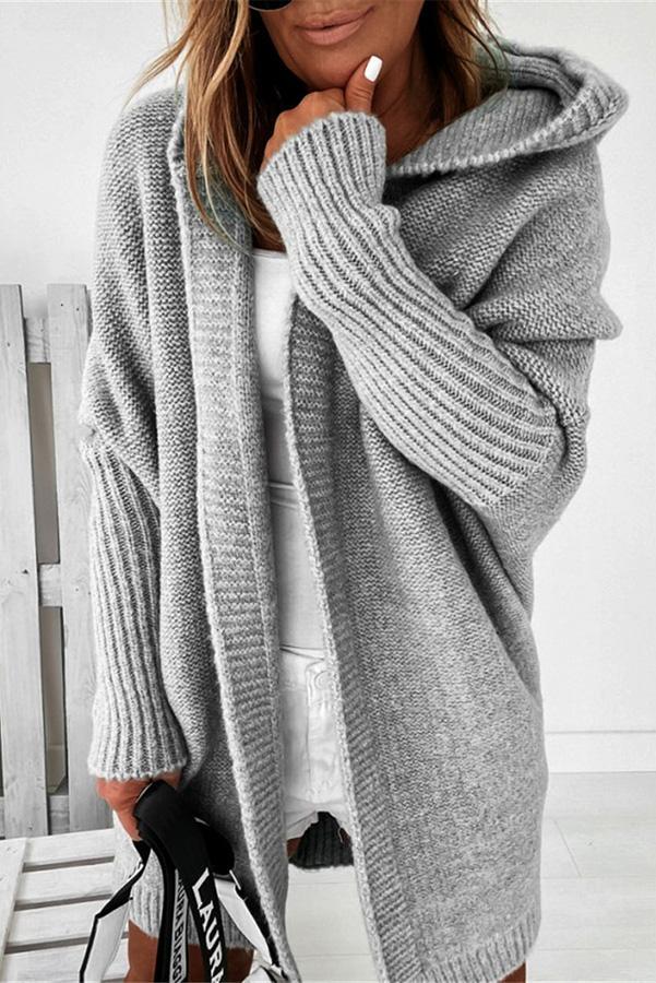 Fall for Nyc Hooded Cardigan