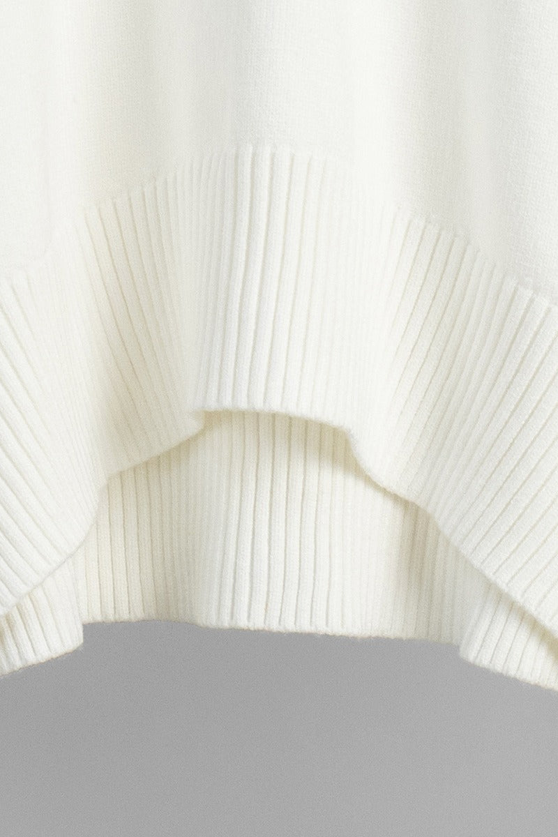 Color Turtleneck Knit Sweater