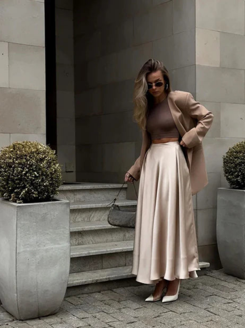 Jolli Satin Skirt