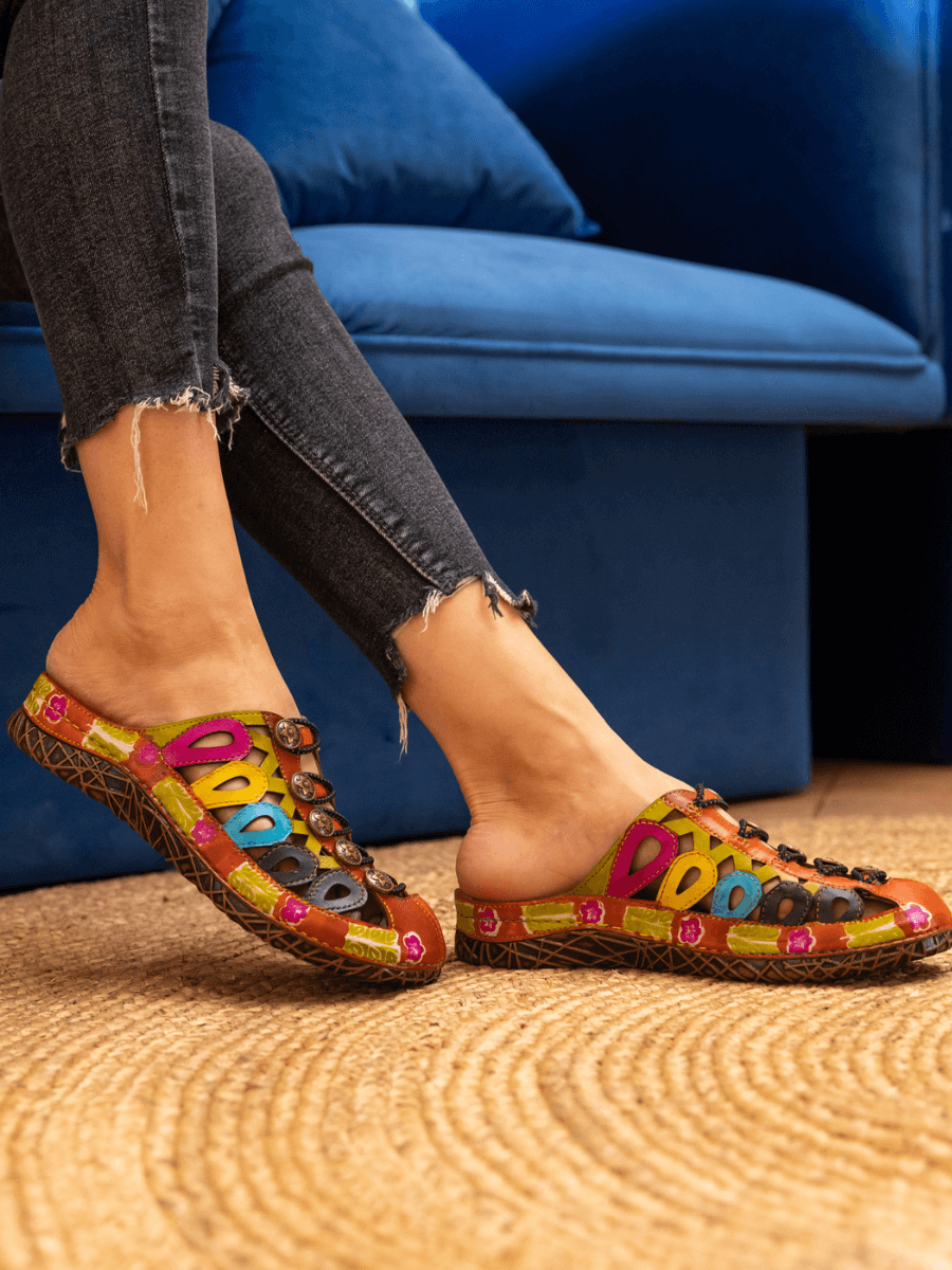 Soffia | Annadale Cut-out Leather Sandal