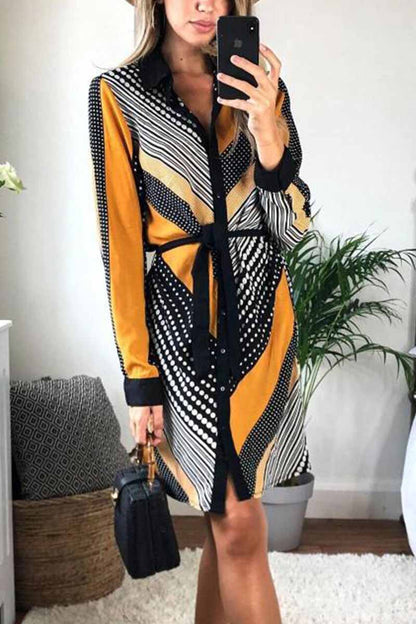 Contrasting Dress (2 Colors)