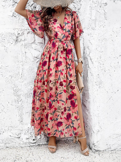 Mariela Wrap Maxi Dress