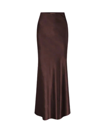 Minimalist Satin Slip Skirt