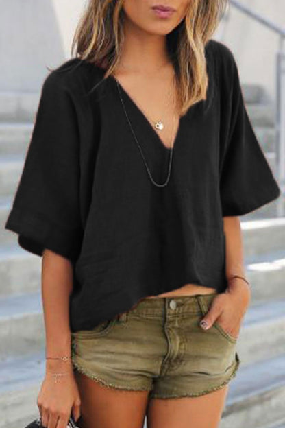 V Neck Blouse